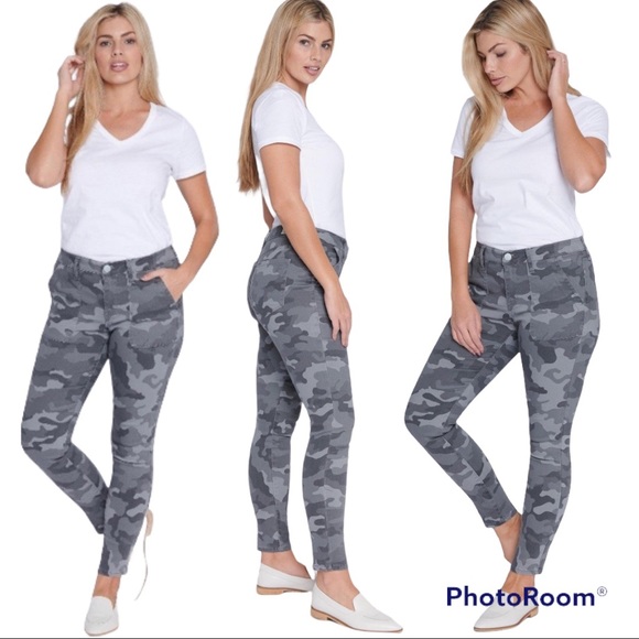 Seven7 Denim - Seven7 Utility Ankle Skinny Jean - Concrete Camo